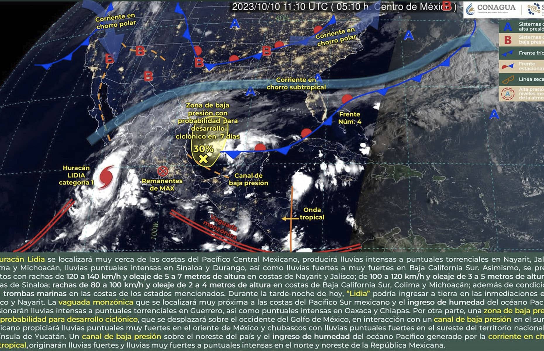 Persistirán Las Lluvias En Gran Parte Del Estado De Oaxaca 4686